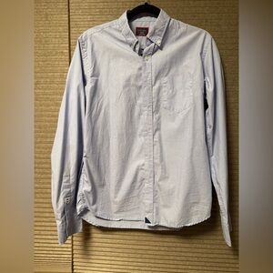 Men’s Untuckit Blue Button Down Shirt Slim Fit size M